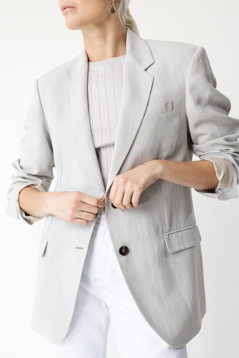 BRUNELLO CUCINELLI-Two Button Blazer-