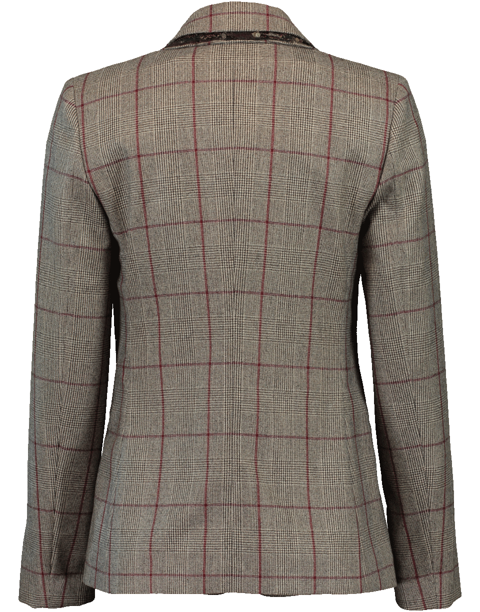 BRUNELLO CUCINELLI-Window Pane Blazer-