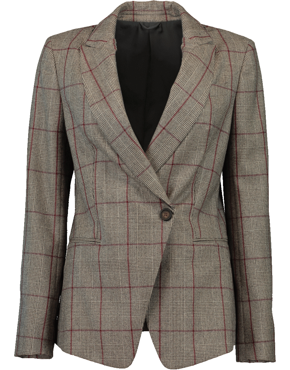 BRUNELLO CUCINELLI-Window Pane Blazer-