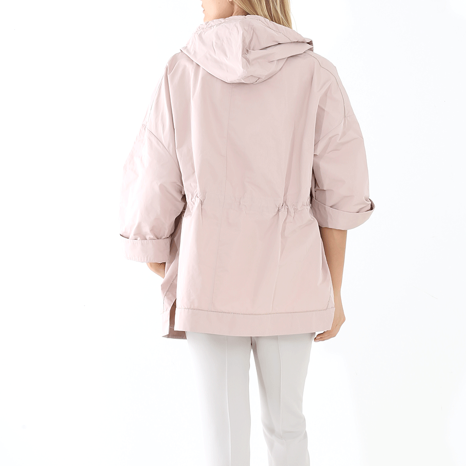 BRUNELLO CUCINELLI-Hooded Taffeta Anorak-