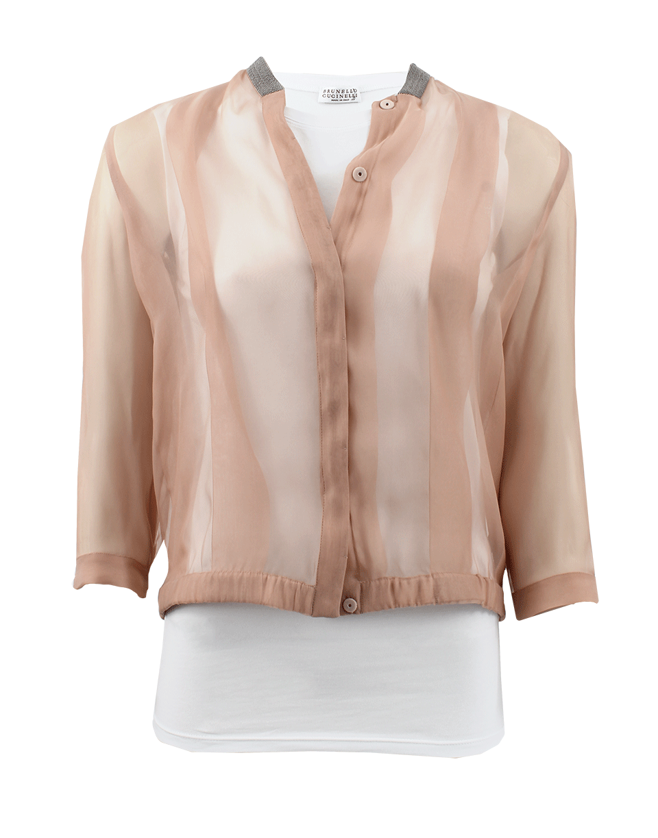 BRUNELLO CUCINELLI-Snap Front Jacket-