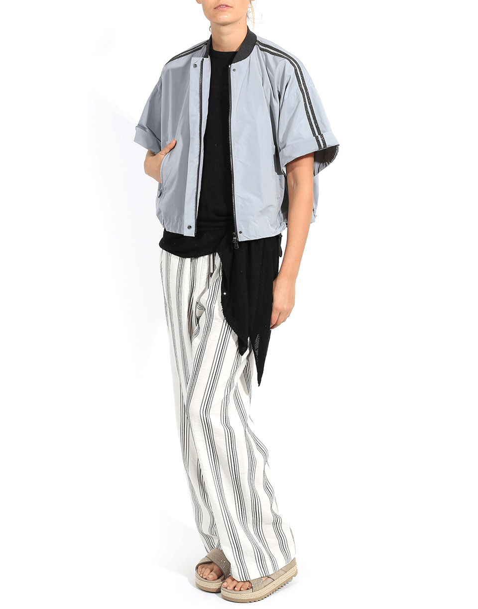 BRUNELLO CUCINELLI-Cropped Bomber Jacket-