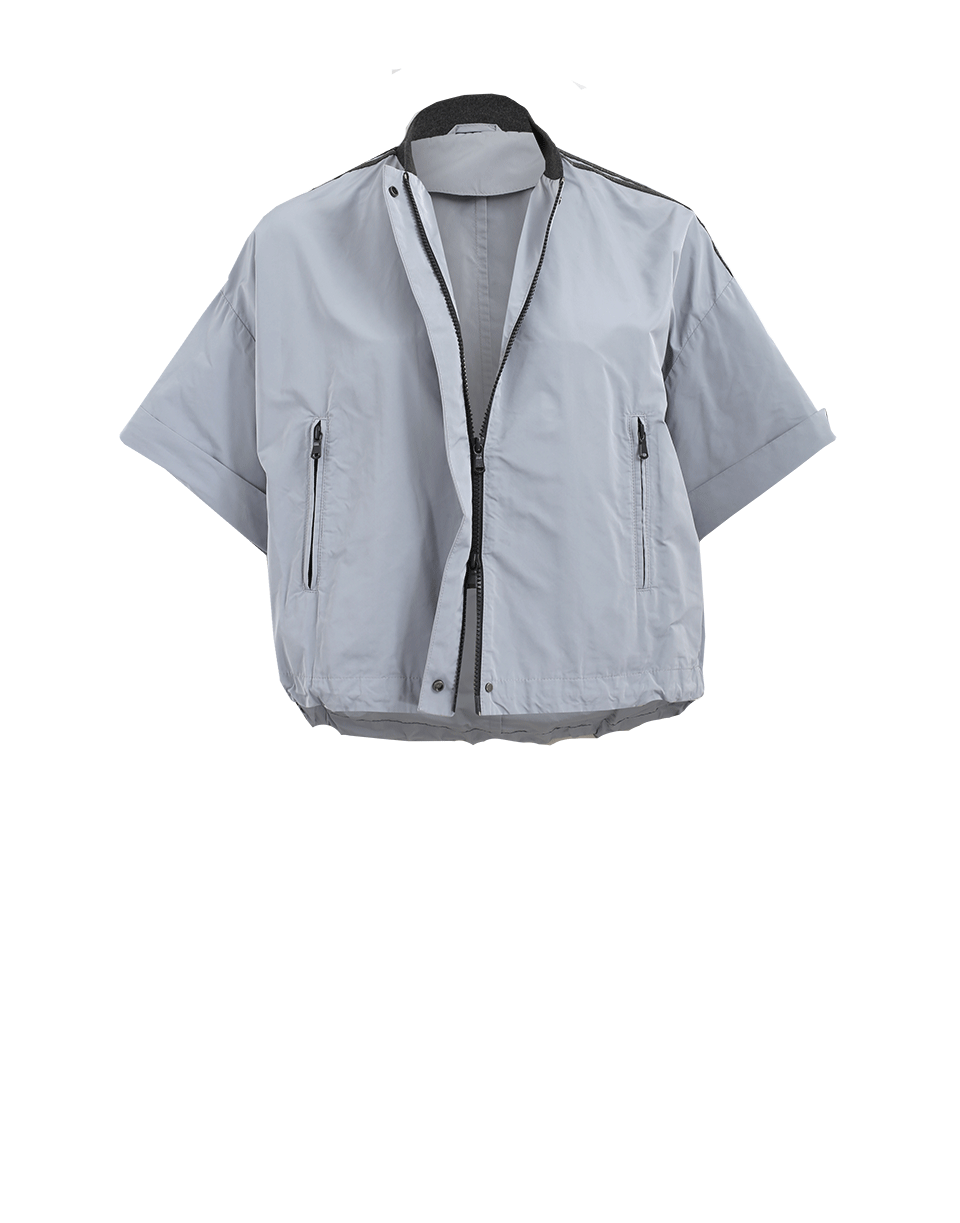 BRUNELLO CUCINELLI-Cropped Bomber Jacket-