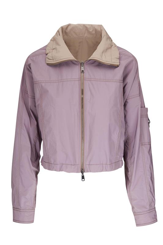 BRUNELLO CUCINELLI-Reversible Crop Jacket-