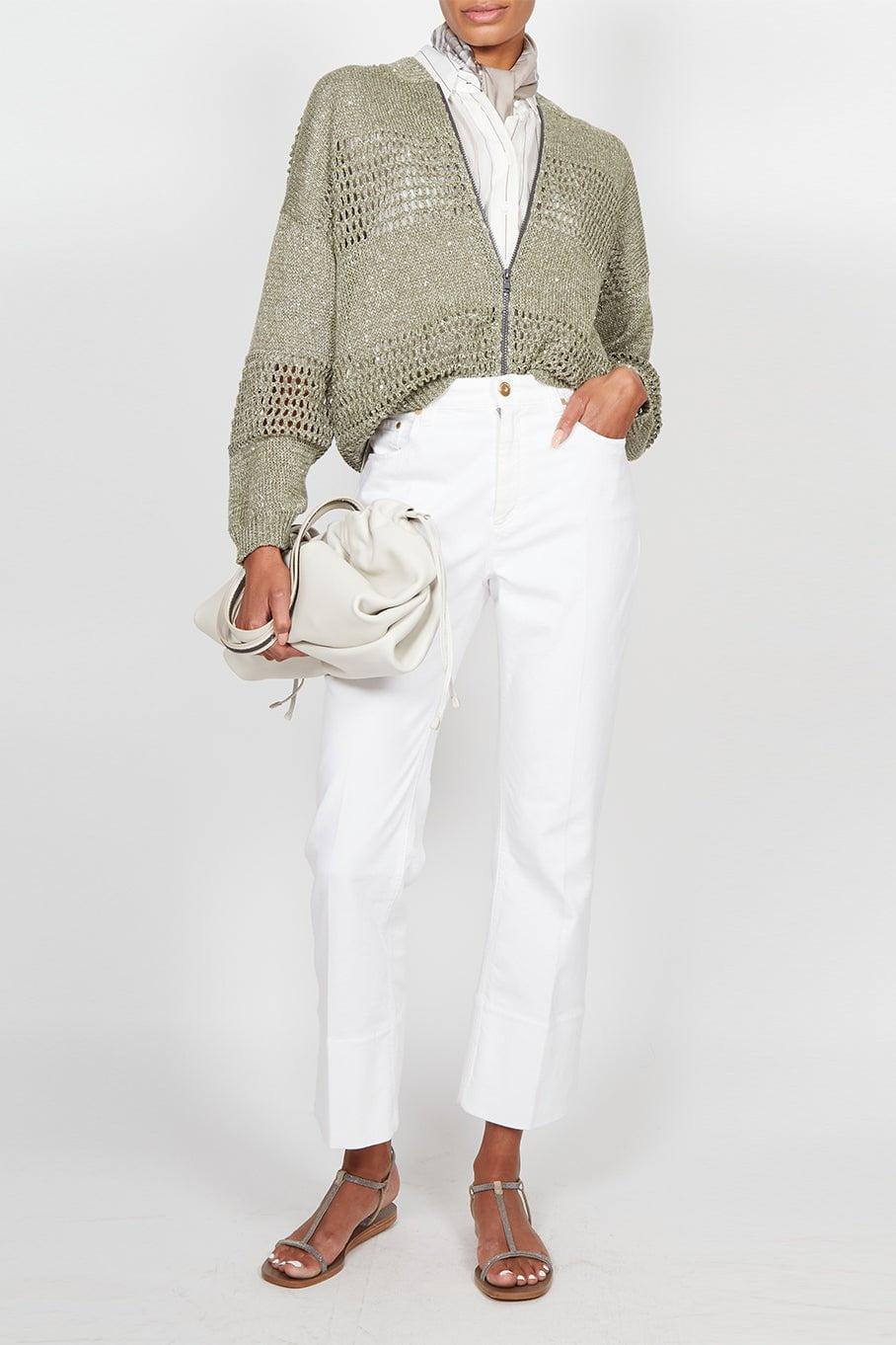 BRUNELLO CUCINELLI-Pailette Knit Bomber-