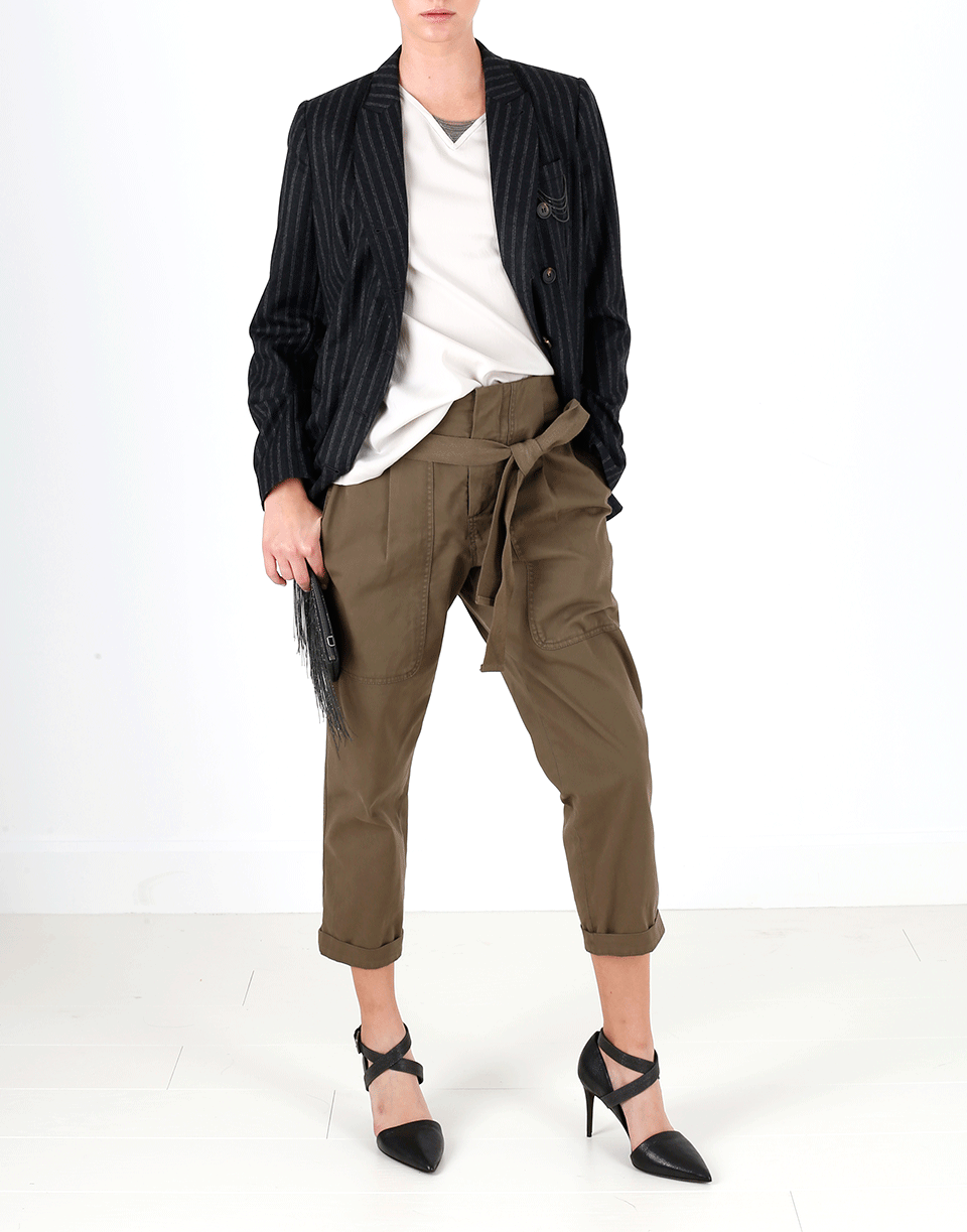BRUNELLO CUCINELLI-Double Pinstripe Jacket-