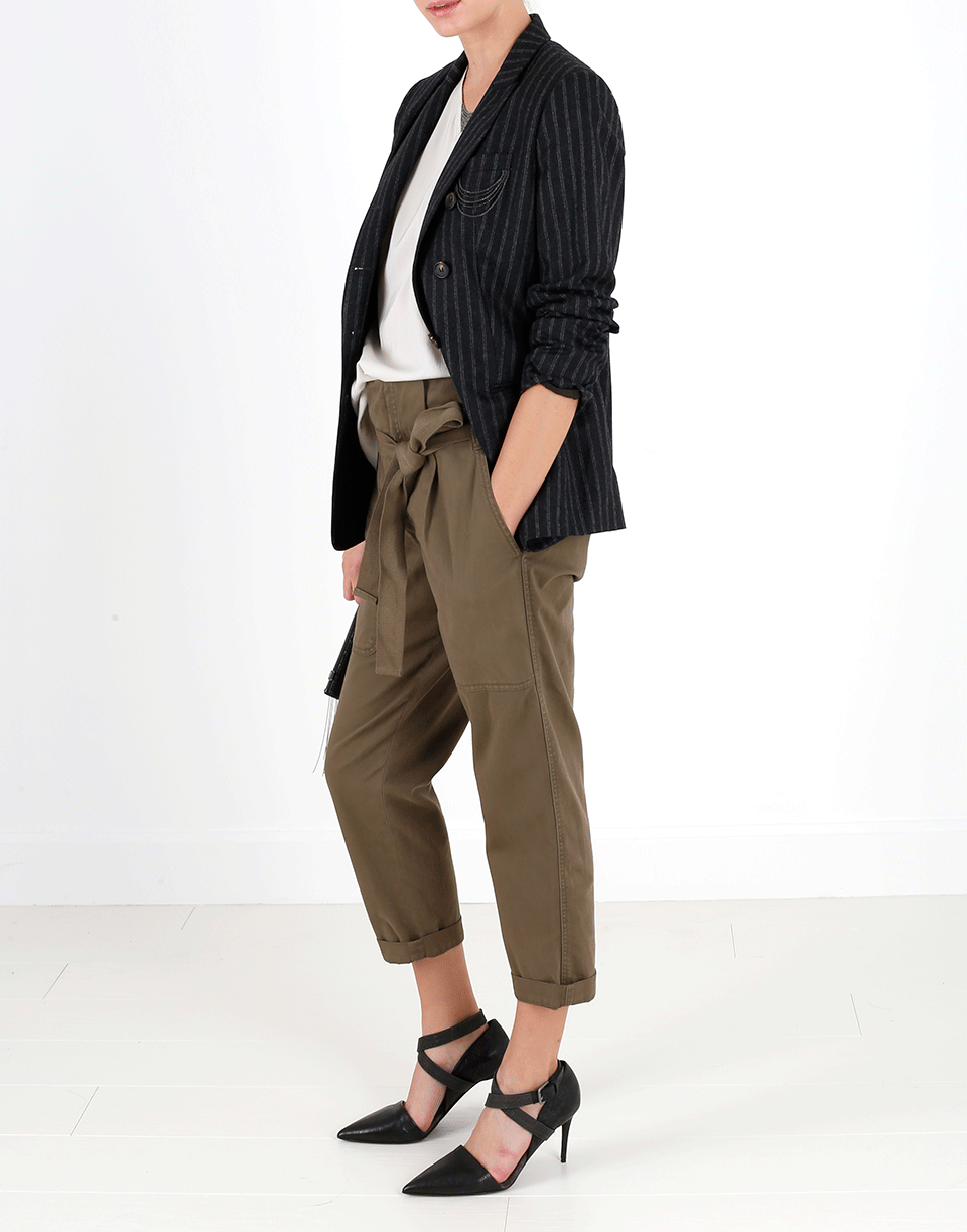BRUNELLO CUCINELLI-Double Pinstripe Jacket-
