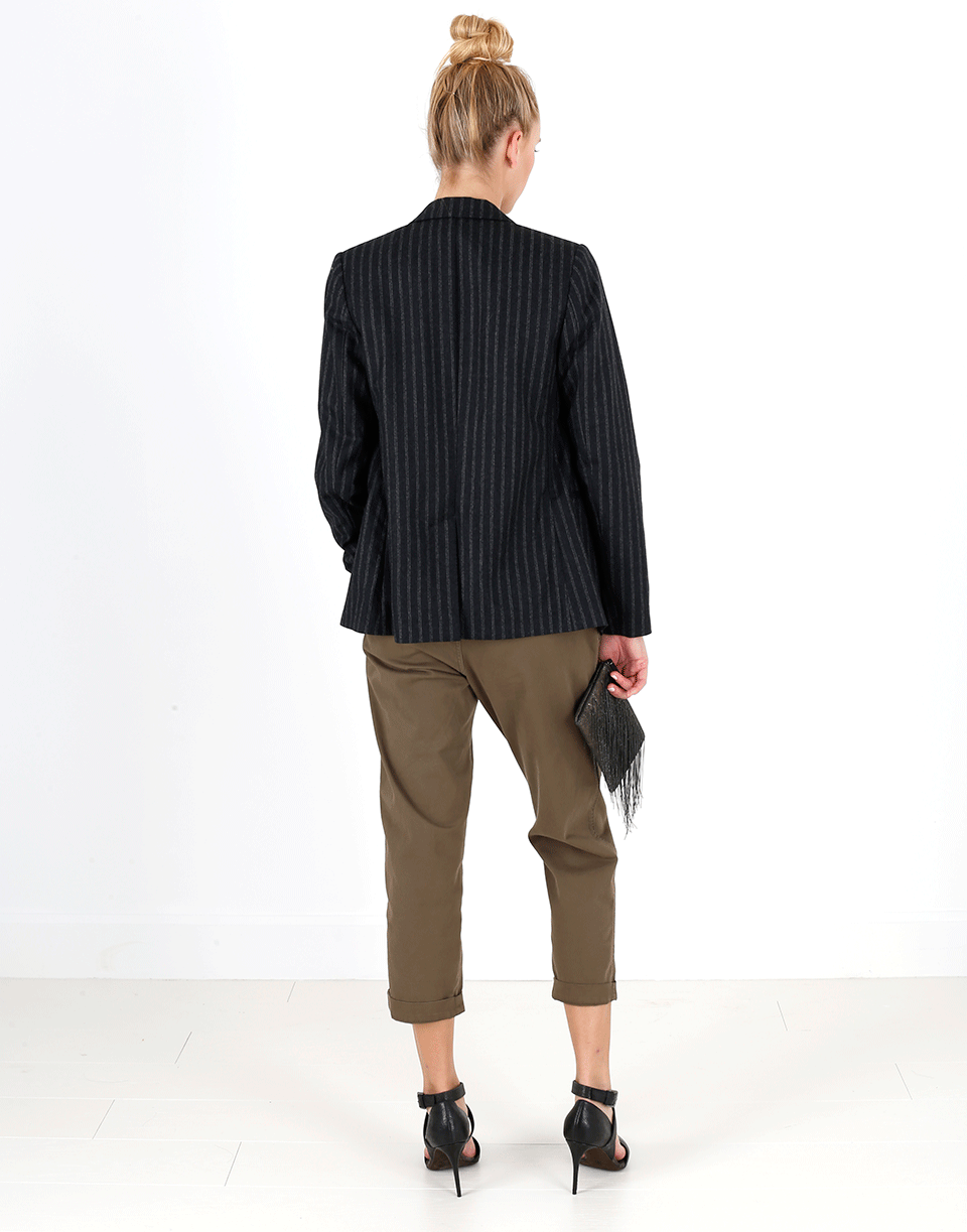 BRUNELLO CUCINELLI-Double Pinstripe Jacket-