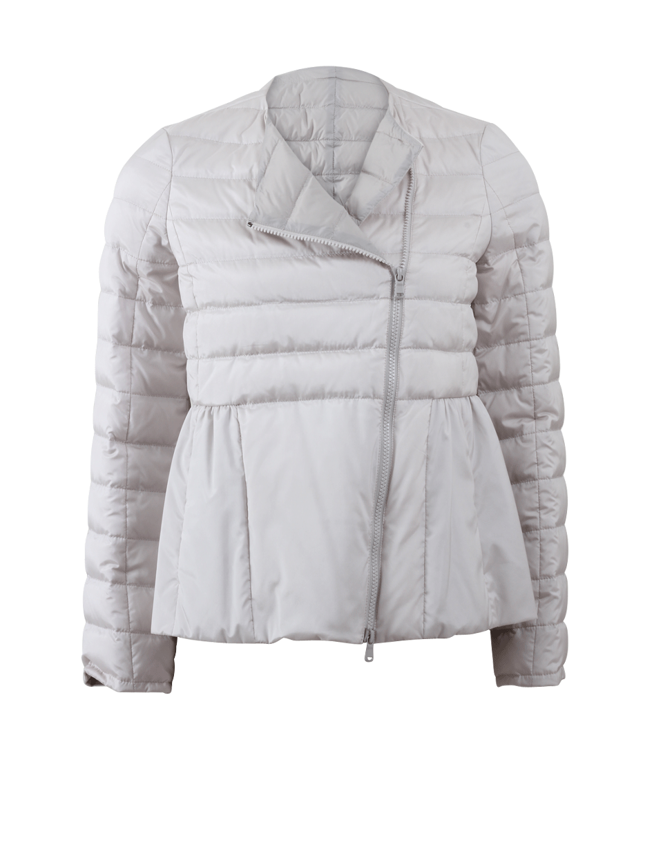 BRUNELLO CUCINELLI-Silk Puffer Peplum Jacket-