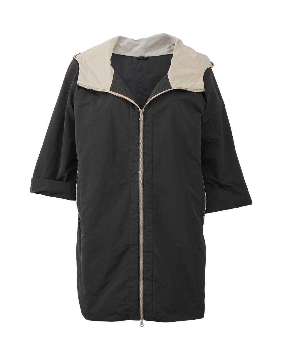 BRUNELLO CUCINELLI-Taffeta Hooded Parka-