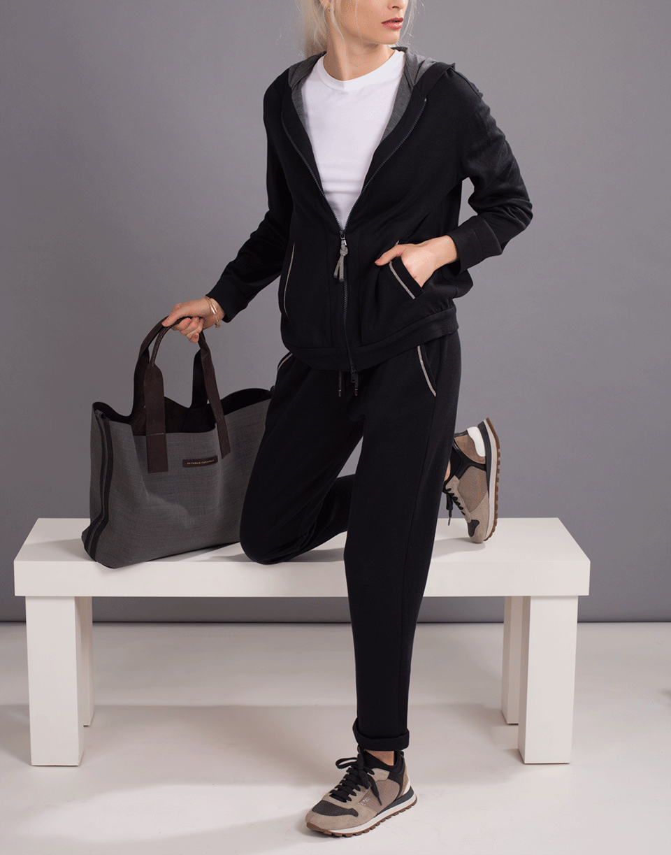 BRUNELLO CUCINELLI-Hooded Spa Jacket-