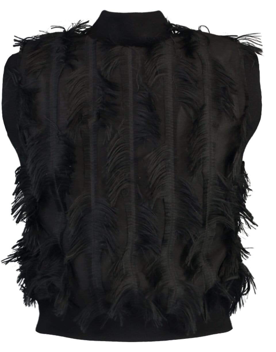 BRUNELLO CUCINELLI-Feather Lined Sleeveless Bomber-
