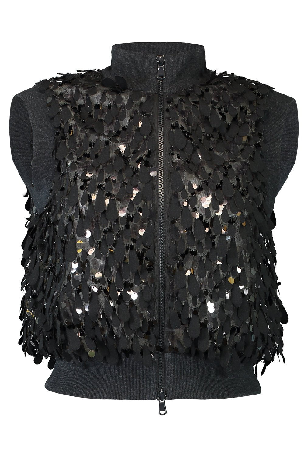 BRUNELLO CUCINELLI-Jazz Drop Zip Up Vest-