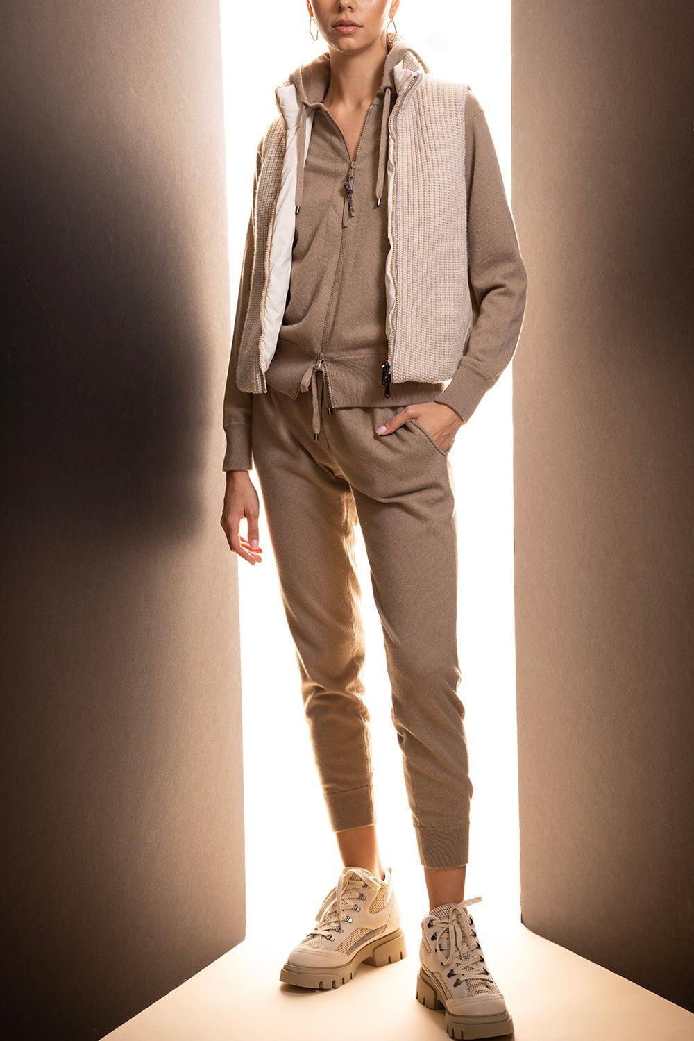 BRUNELLO CUCINELLI-Reversible Knit Down Vest-