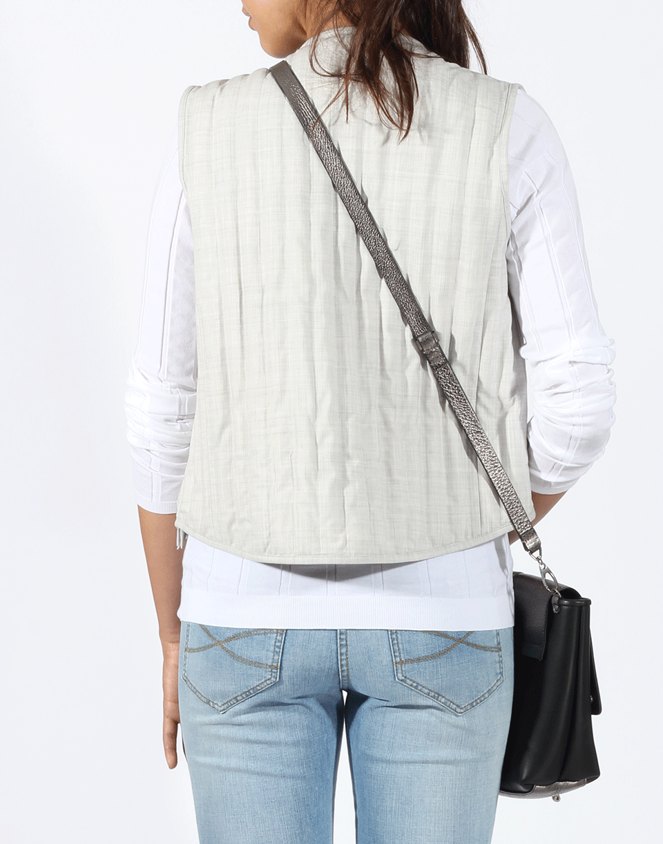 BRUNELLO CUCINELLI-Wool Puffer Vest-