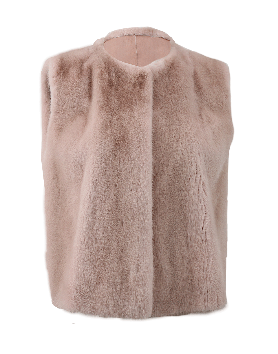 BRUNELLO CUCINELLI-Mink Vest-PORC