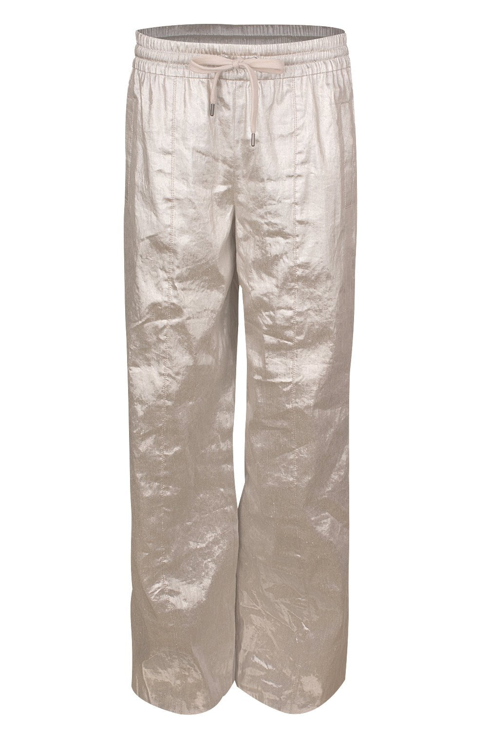 BRUNELLO CUCINELLI-Metallic Drawstring Pant-