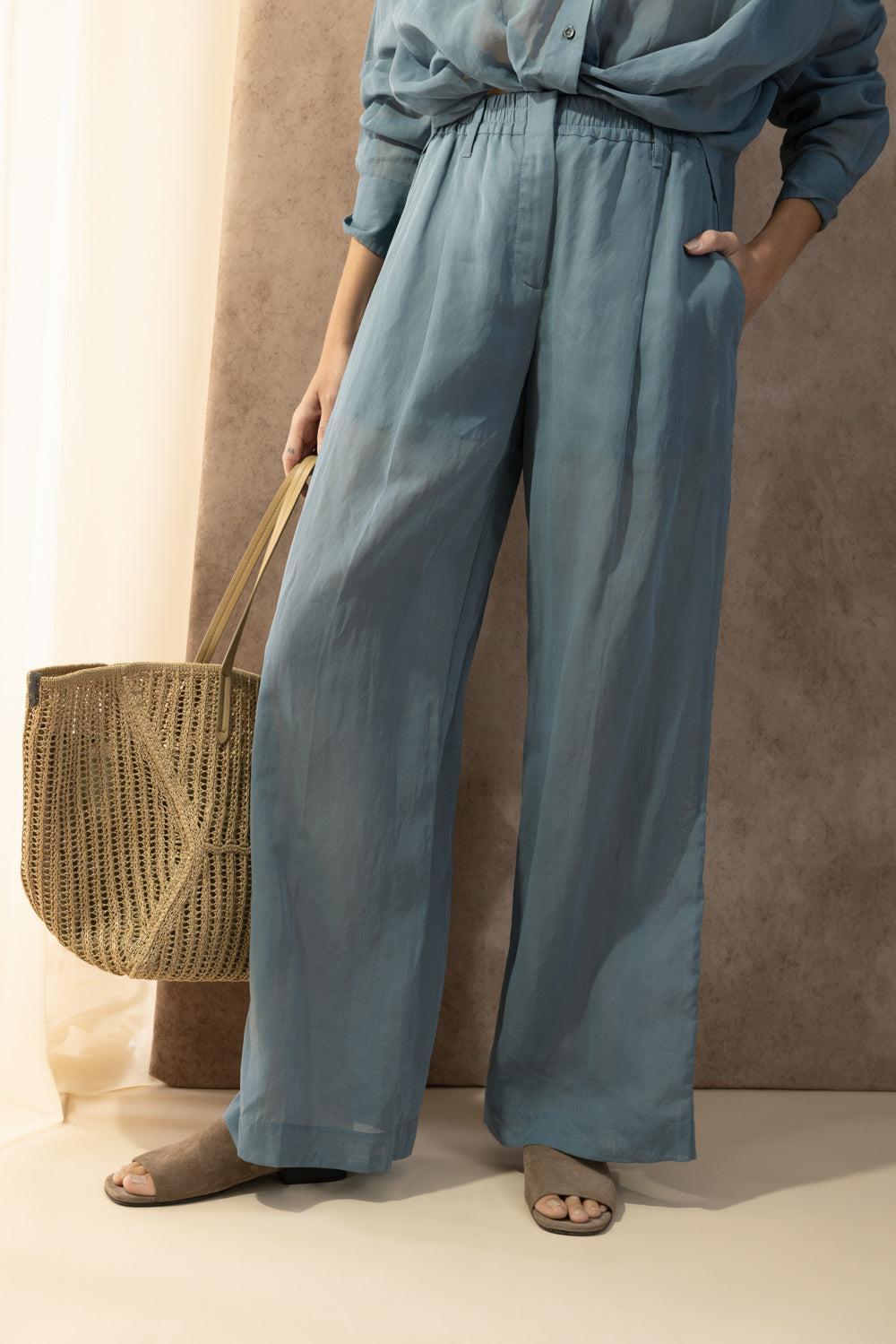 Sartorial Track Trousers-BLUE-38-CLOTHINGPANTCASUAL-BRUNELLO CUCINELLI