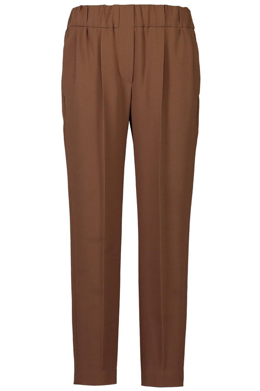 Classic Pull On Pant - Date-BROWN-36-CLOTHINGPANTCASUAL-BRUNELLO CUCINELLI