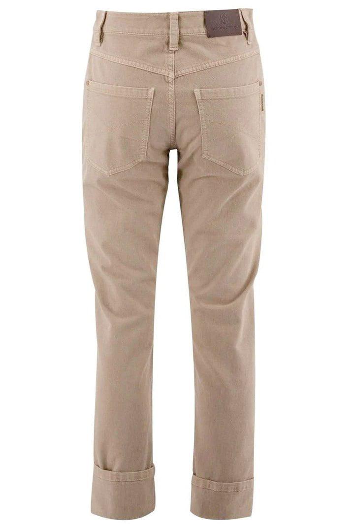 BRUNELLO CUCINELLI-Garment Dyed Trouser-