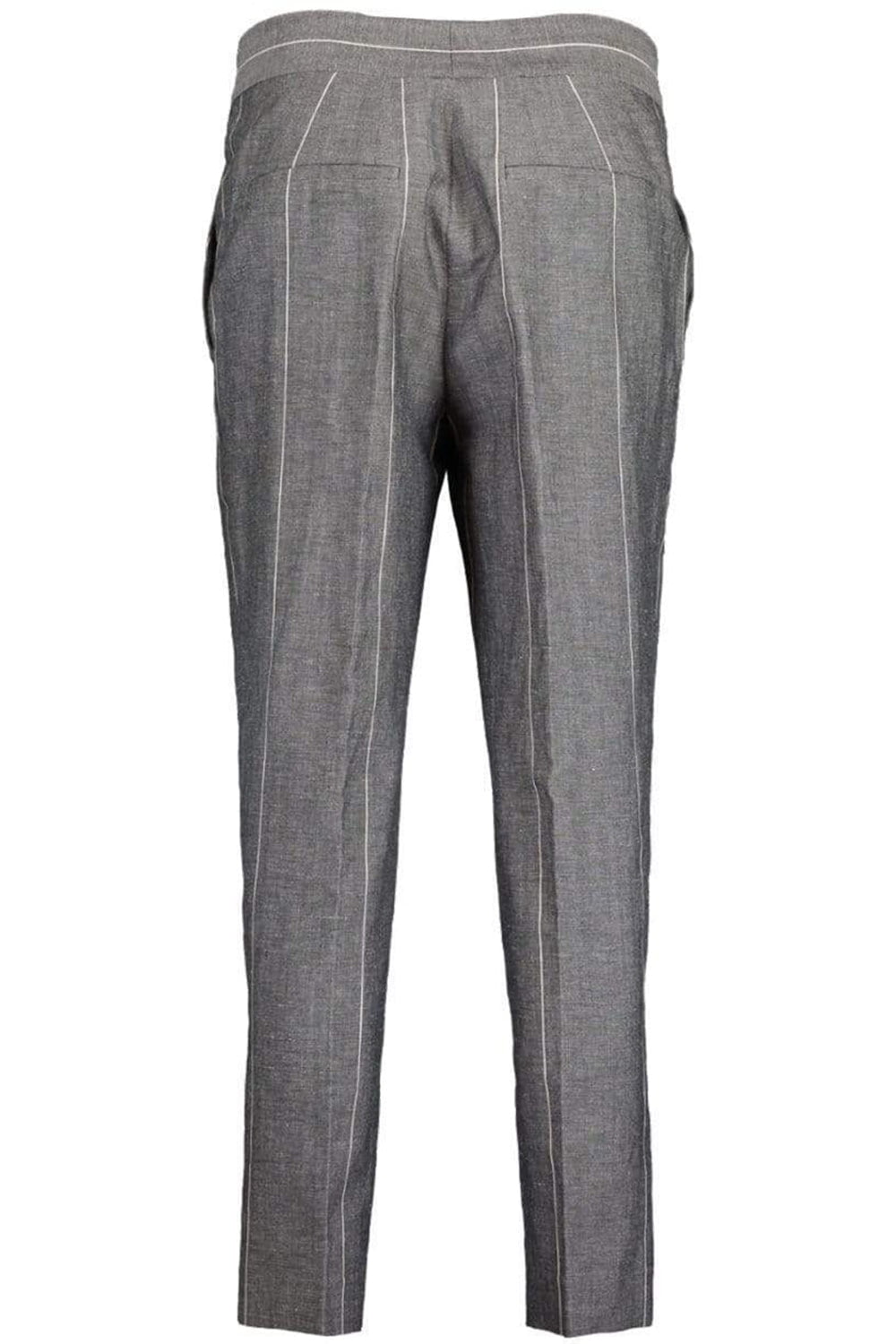 BRUNELLO CUCINELLI-Pinstripe Trouser-GRAY