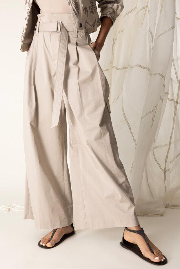 Pleated A-Line Trouser | BRUNELLO CUCINELLI – Marissa Collections