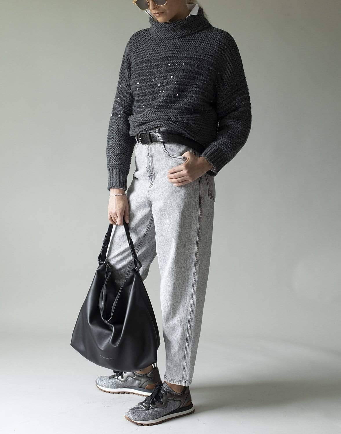 BRUNELLO CUCINELLI-Curve Denim Pant-