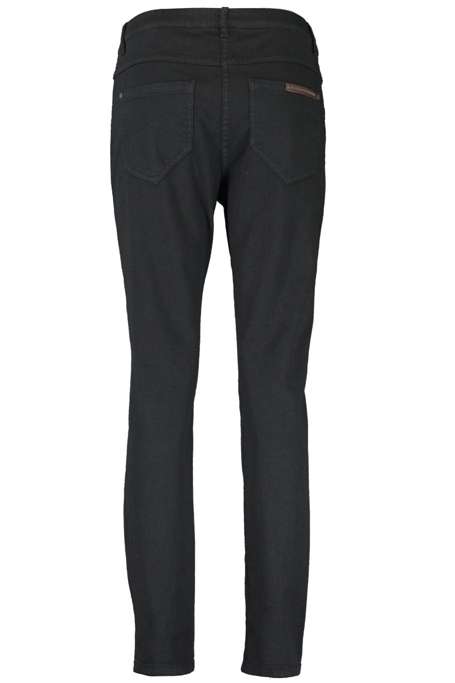BRUNELLO CUCINELLI-Five Pocket Slim Leg Garment Dye Jean - Black-BLACK