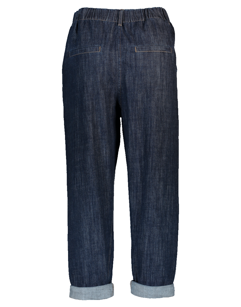 BRUNELLO CUCINELLI-Oversized Denim Pant-DENIM