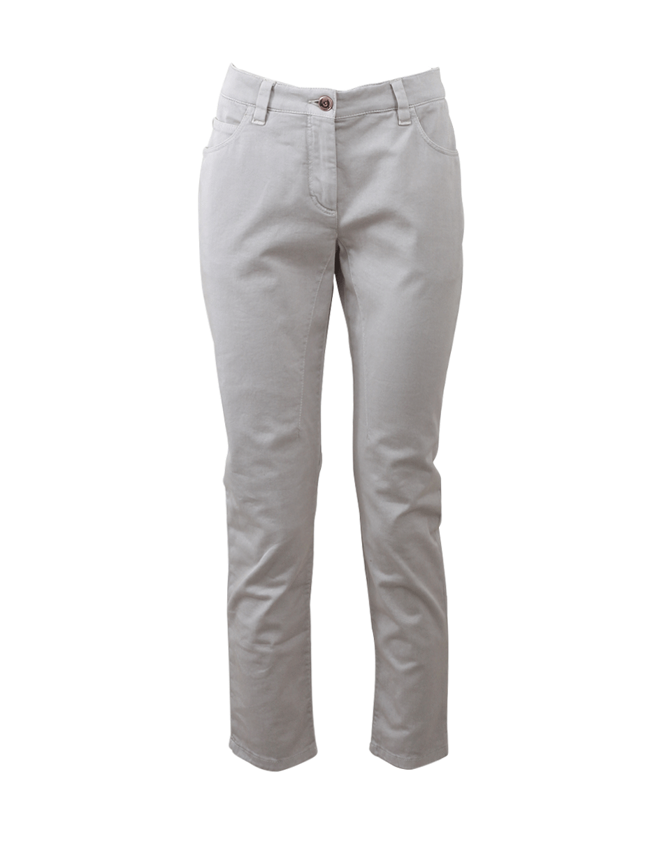 BRUNELLO CUCINELLI-Loose Fit Denim Riding Pant-