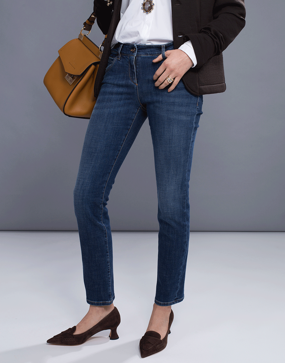 BRUNELLO CUCINELLI-Garment Dyed 5-Pocket Jean-