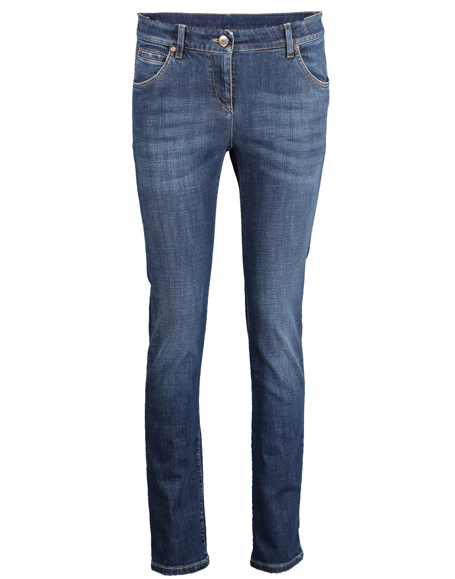 BRUNELLO CUCINELLI-Garment Dyed 5-Pocket Jean-