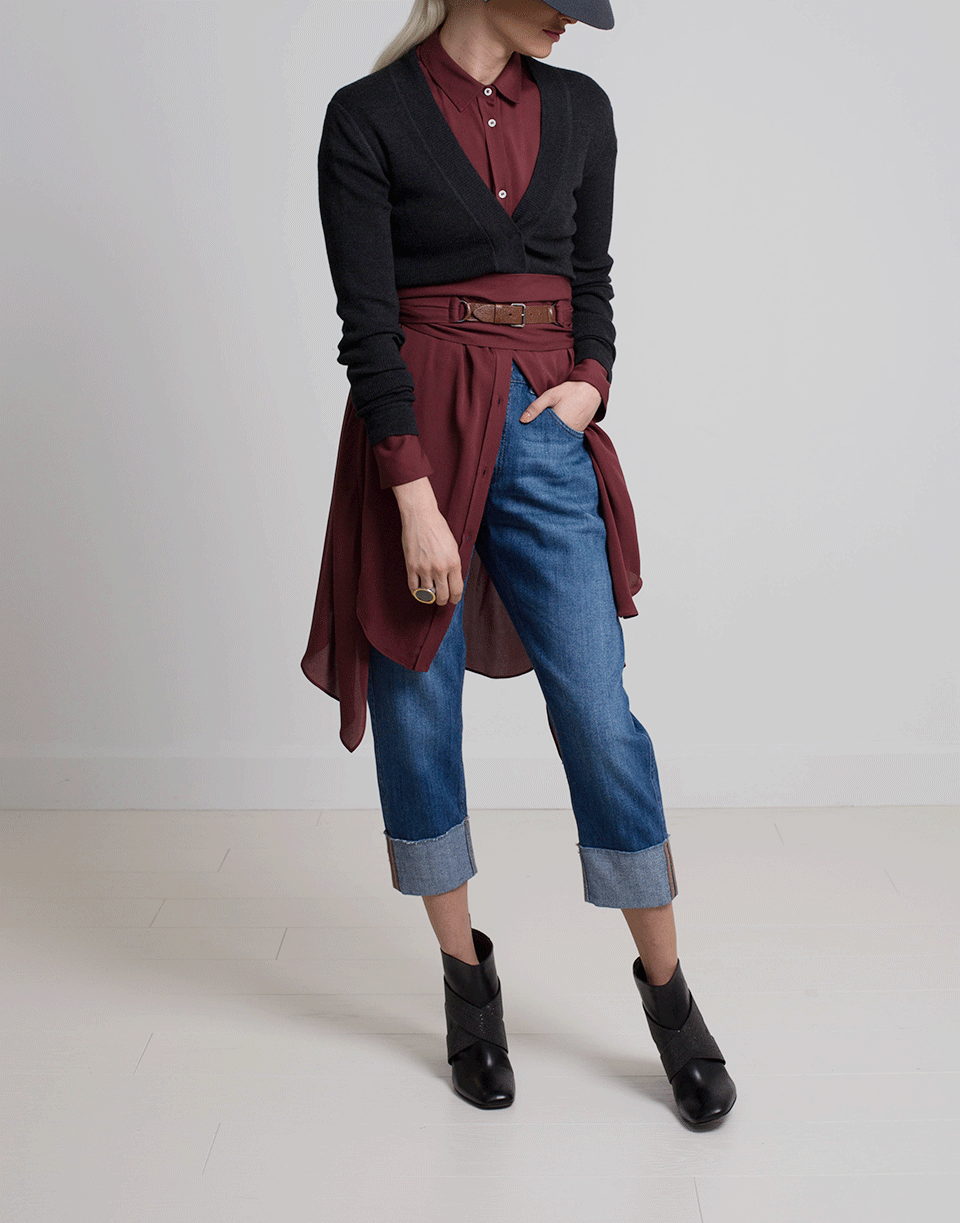 BRUNELLO CUCINELLI-Boyfriend Jean-