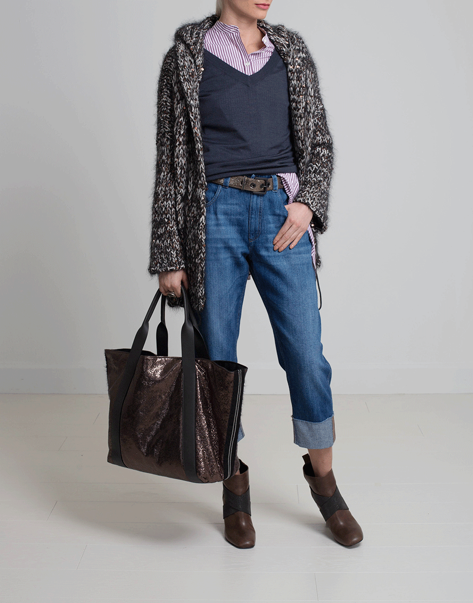 BRUNELLO CUCINELLI-Boyfriend Jean-
