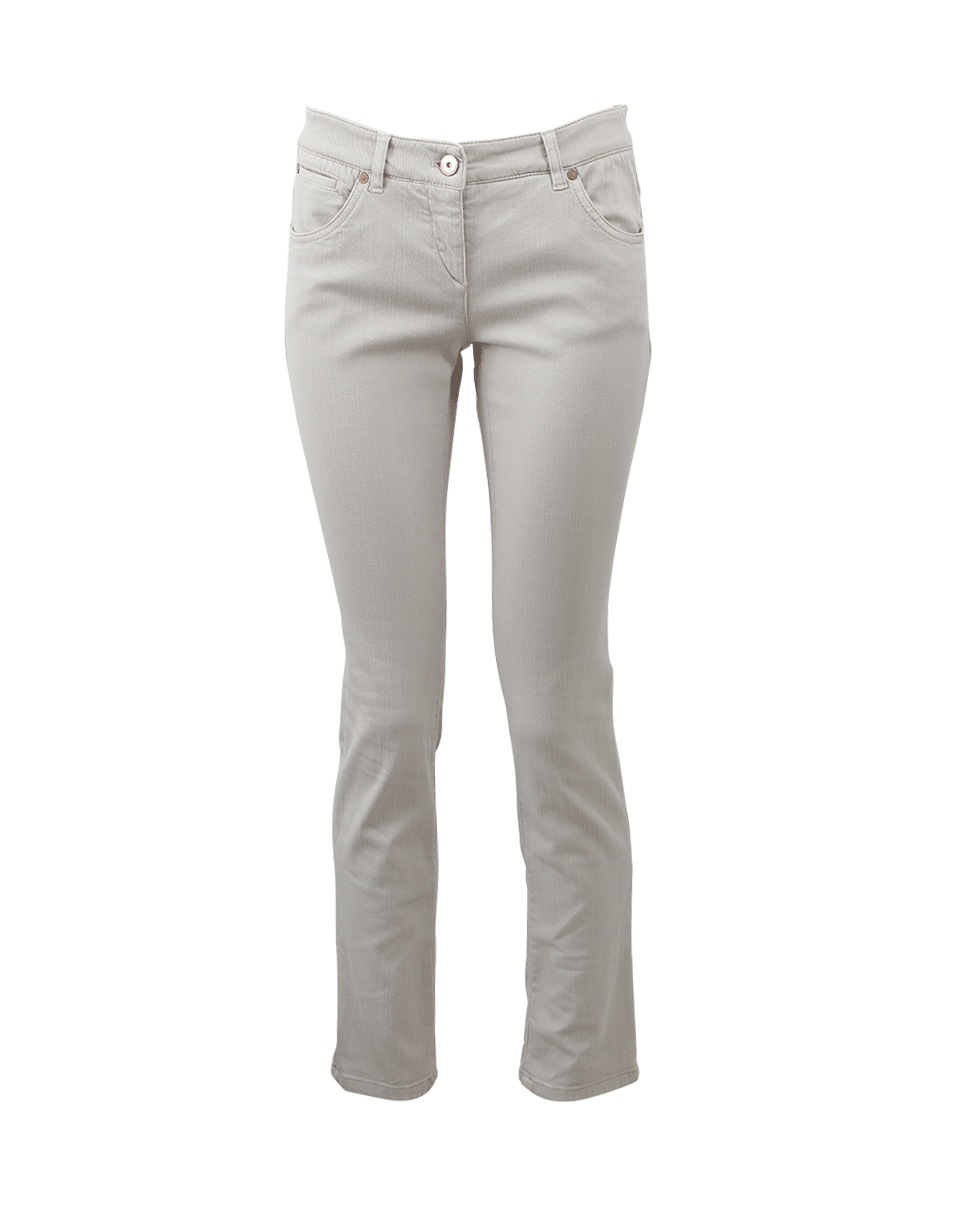 BRUNELLO CUCINELLI-Five Pocket Garment Dyed Jean-