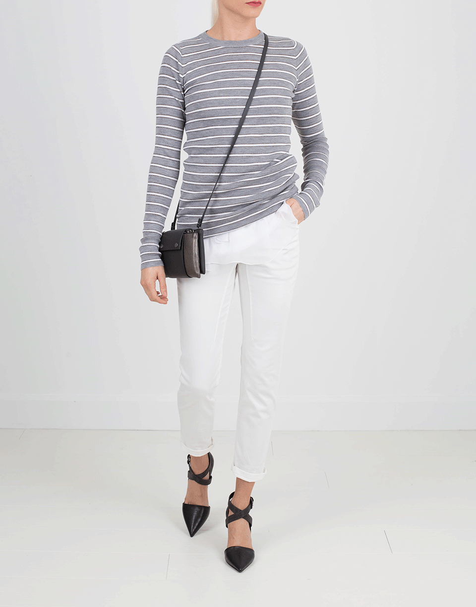 BRUNELLO CUCINELLI-Loose Fit Denim Riding Pant-