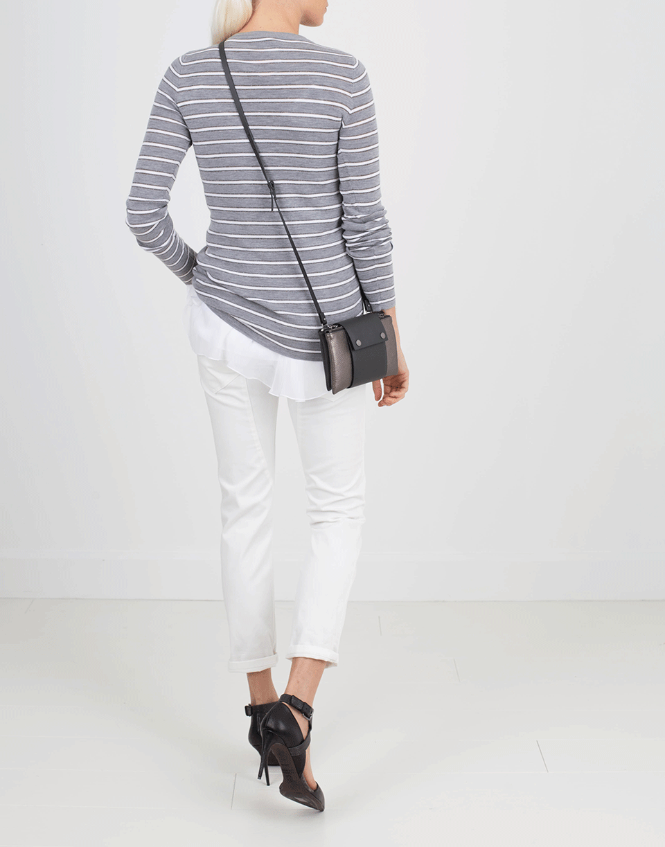 BRUNELLO CUCINELLI-Loose Fit Denim Riding Pant-
