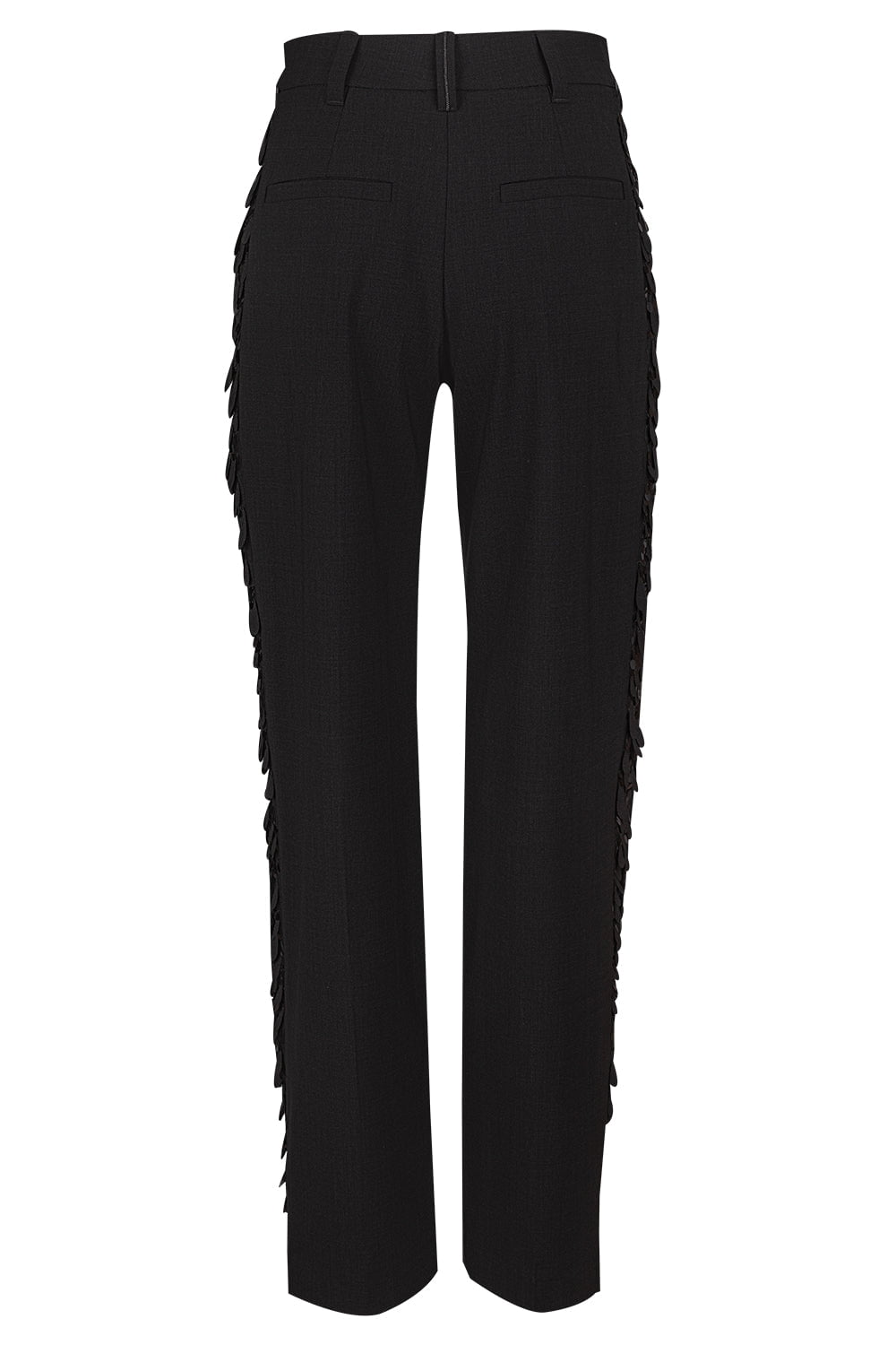 BRUNELLO CUCINELLI-Jazzdrop Tuxedo Trim Trousers-