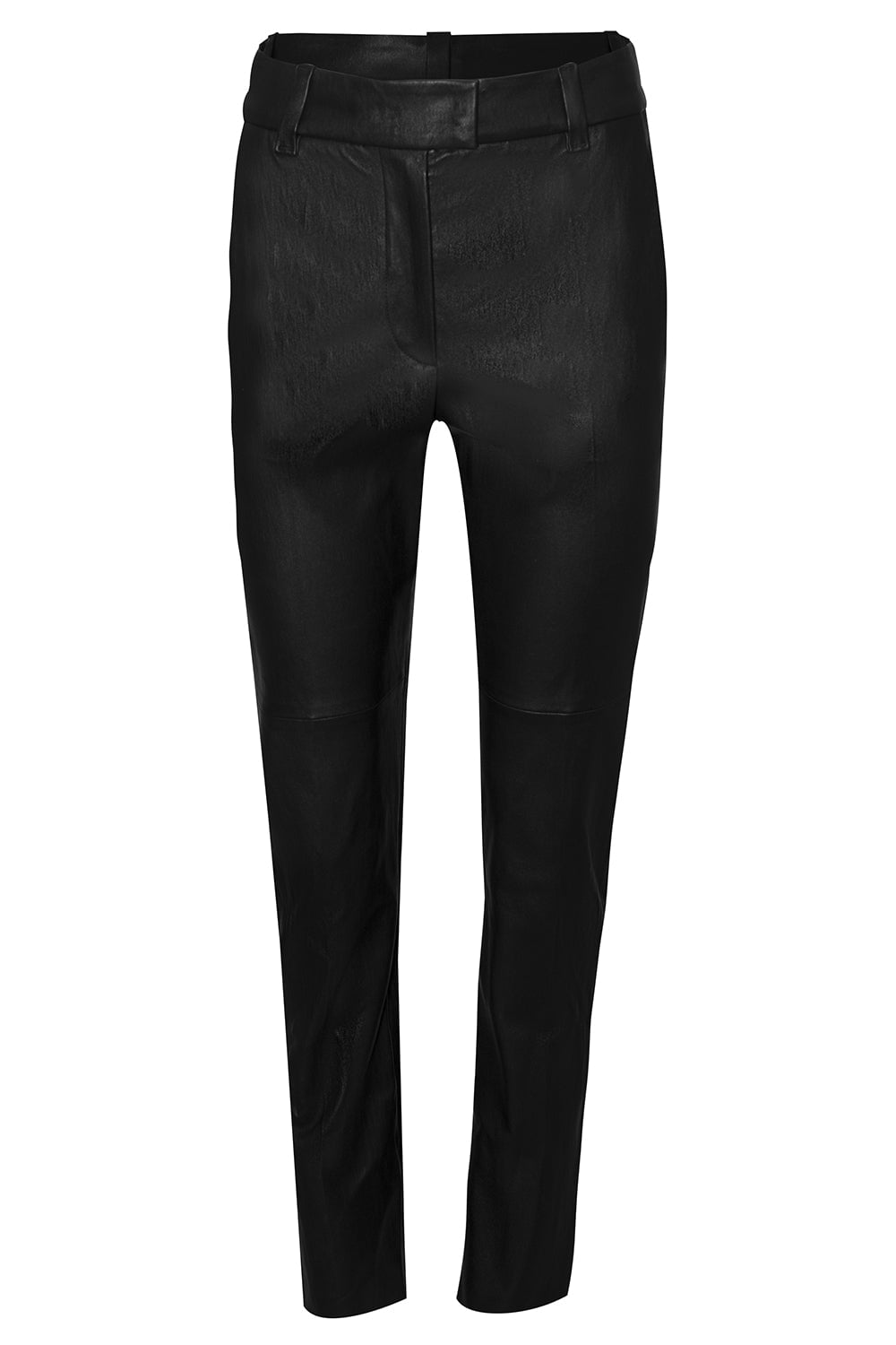 BRUNELLO CUCINELLI-Stretch Leather Trousers-