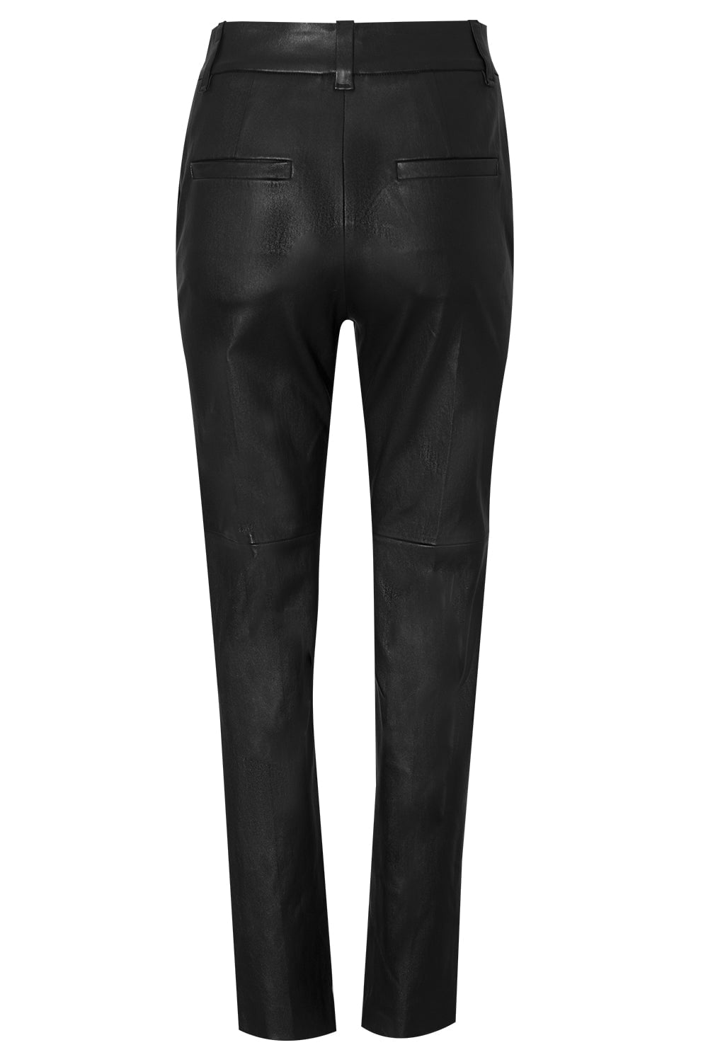 BRUNELLO CUCINELLI-Stretch Leather Trousers-