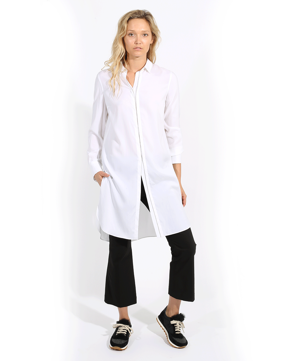 BRUNELLO CUCINELLI-Cotton Stretch Kick Flare Pant-