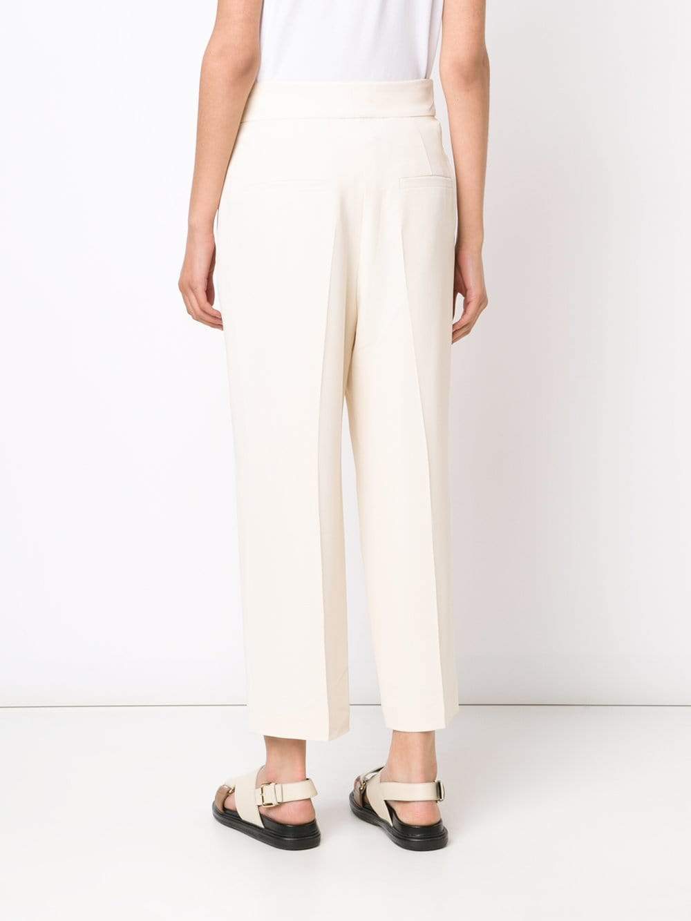 BRUNELLO CUCINELLI-High Waist Crop Pant-