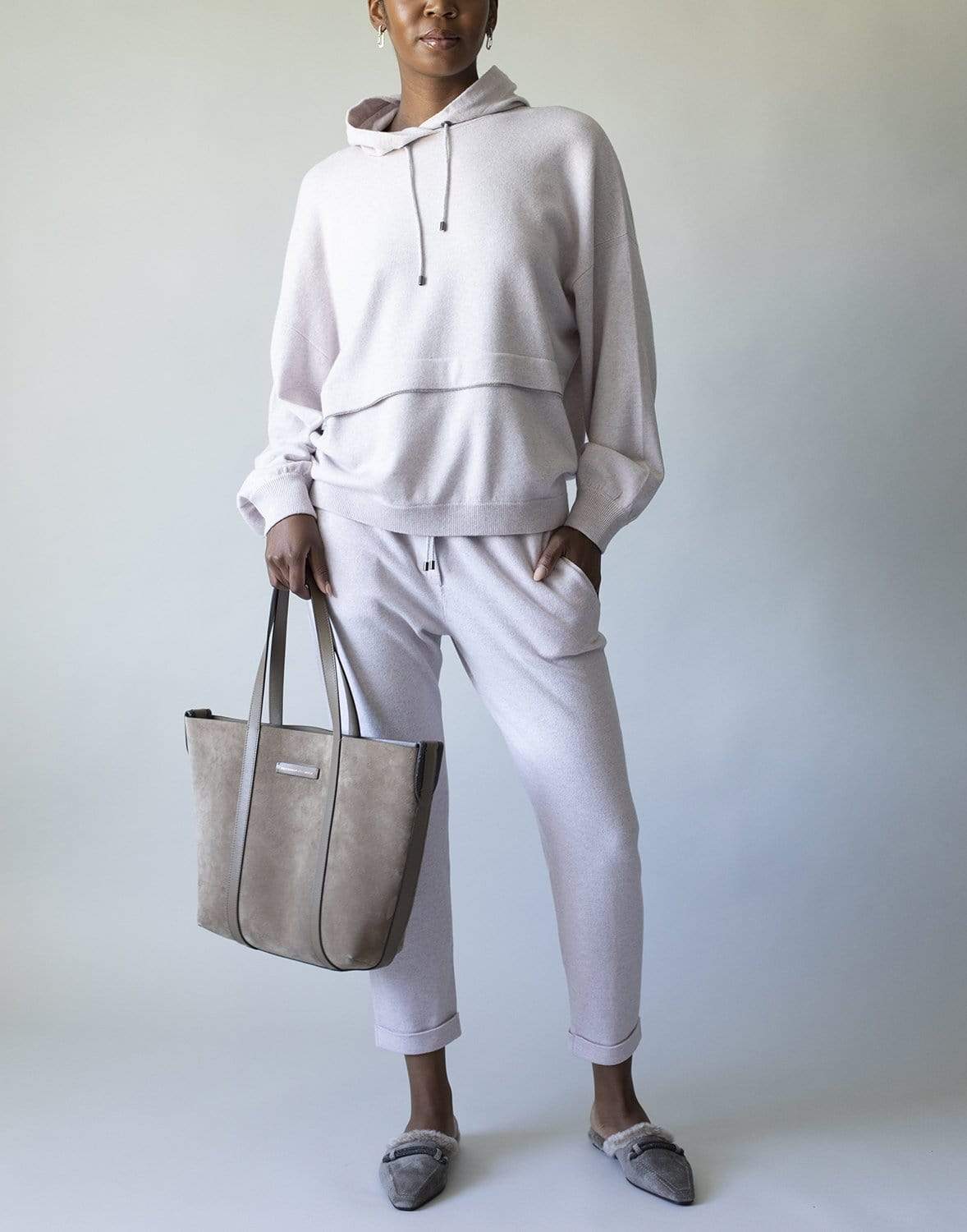 BRUNELLO CUCINELLI-Cashmere Cuff Joggers-