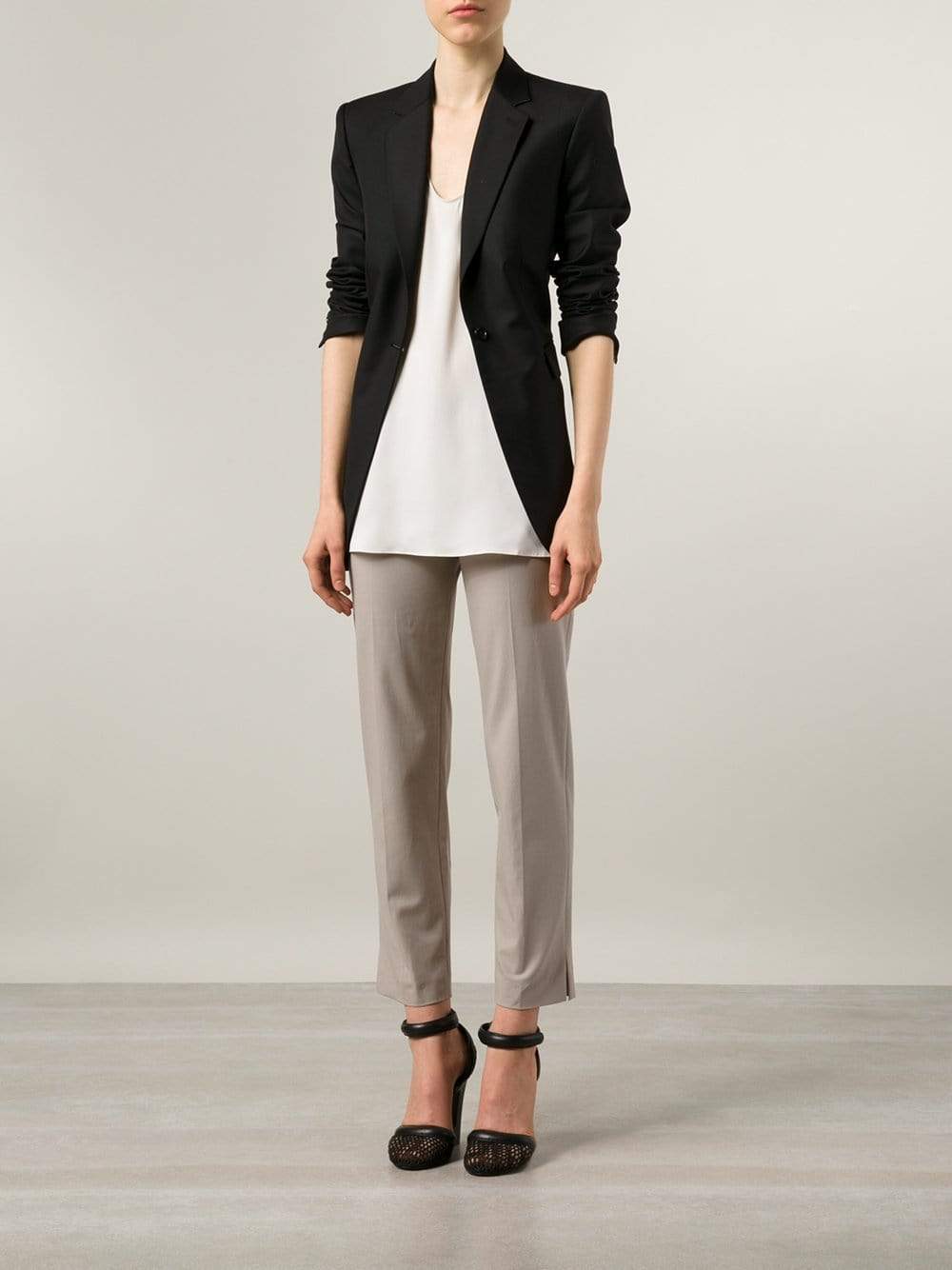 BRUNELLO CUCINELLI-Cotton Side Zip Pant-