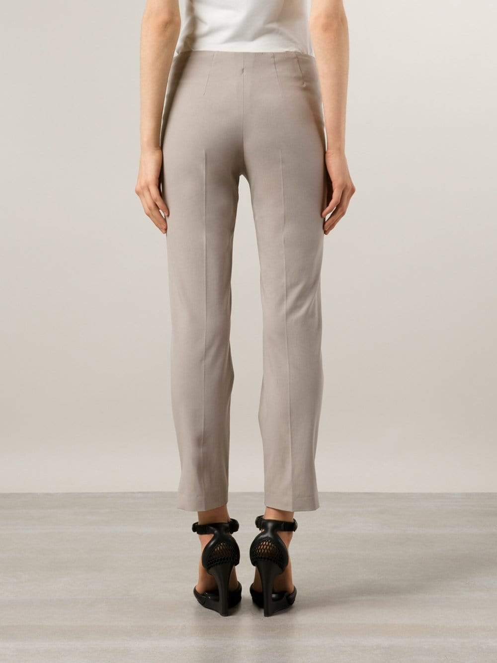 BRUNELLO CUCINELLI-Cotton Side Zip Pant-