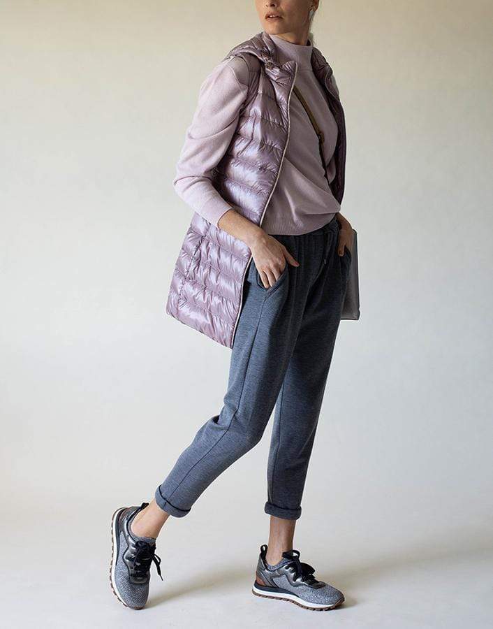 BRUNELLO CUCINELLI-Dark Grey Felpa Spa Pant-