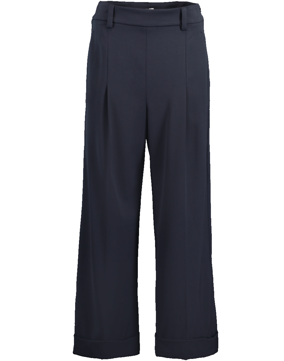 BRUNELLO CUCINELLI-Wide Leg Cuffed Pant-