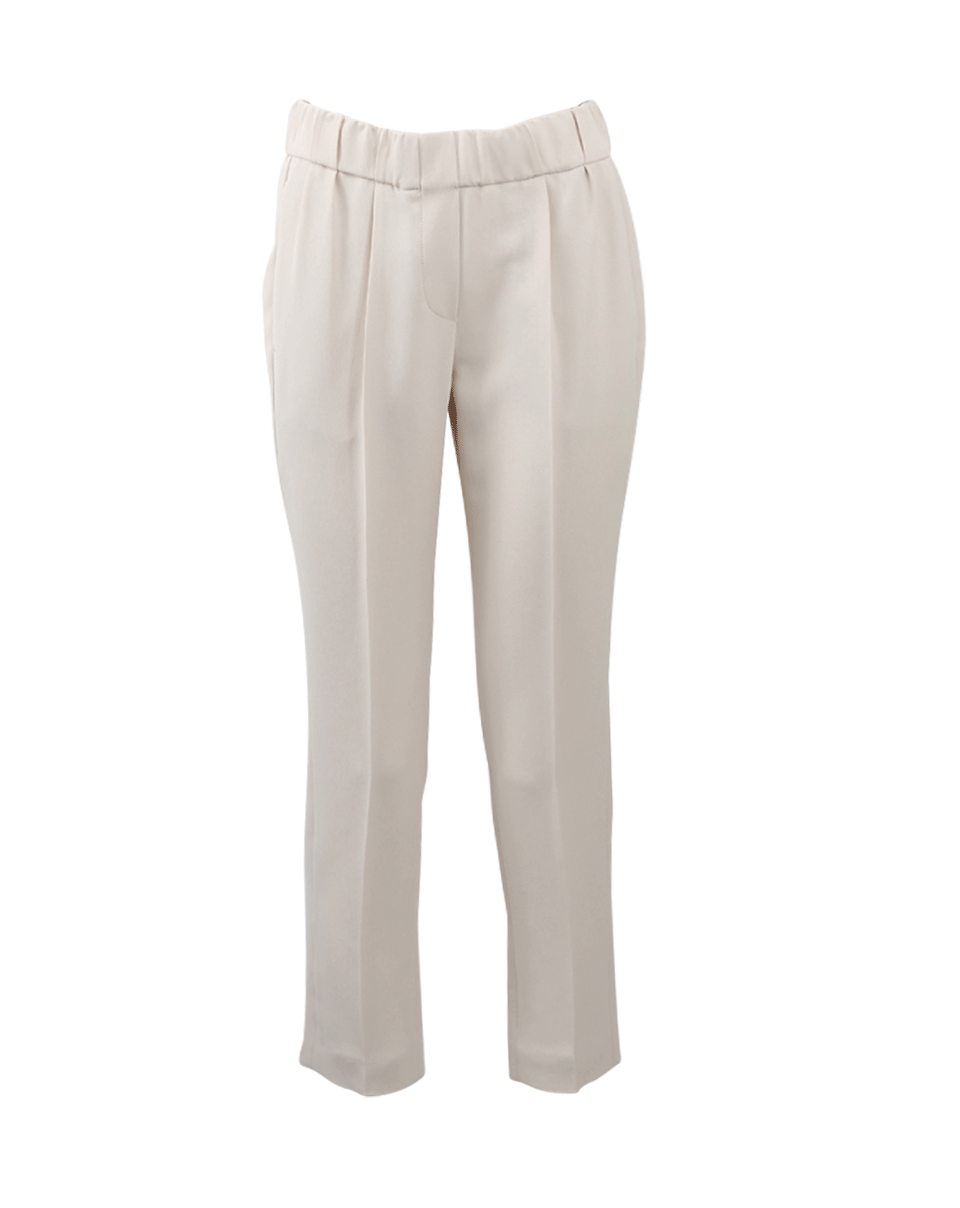 BRUNELLO CUCINELLI-Classic Pull On Pant - Orzo-