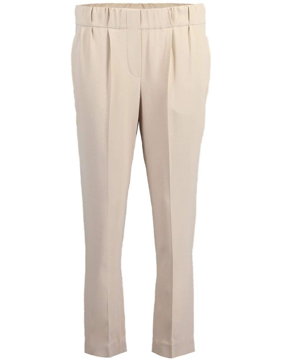 BRUNELLO CUCINELLI-Classic Pull On Pant - Shell-