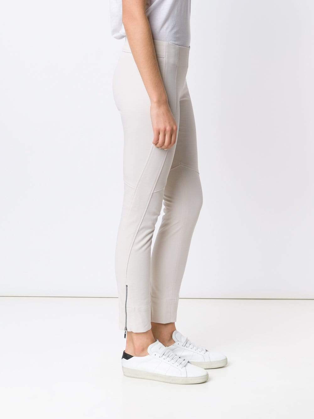 BRUNELLO CUCINELLI-Curved Seam Riding Pant-